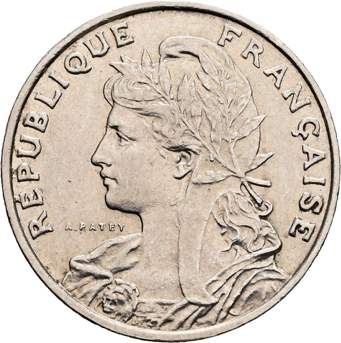 25 Centimes 1903 – Rückseite