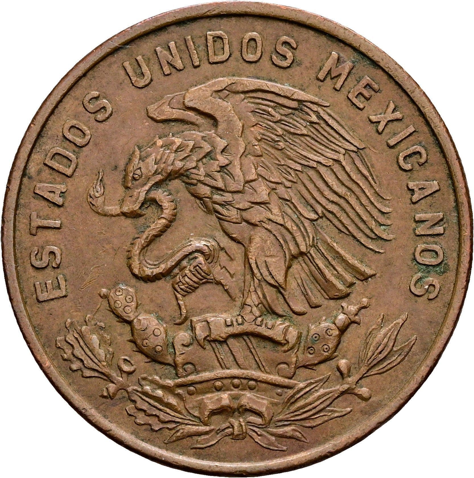 20 Centavos 1965 – Rückseite