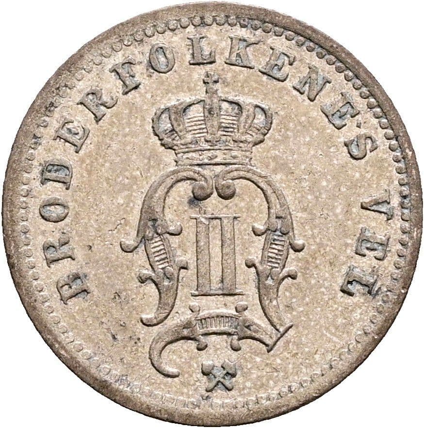 10 Öre Oscar II. 1872-1905 1876 – Vorderseite
