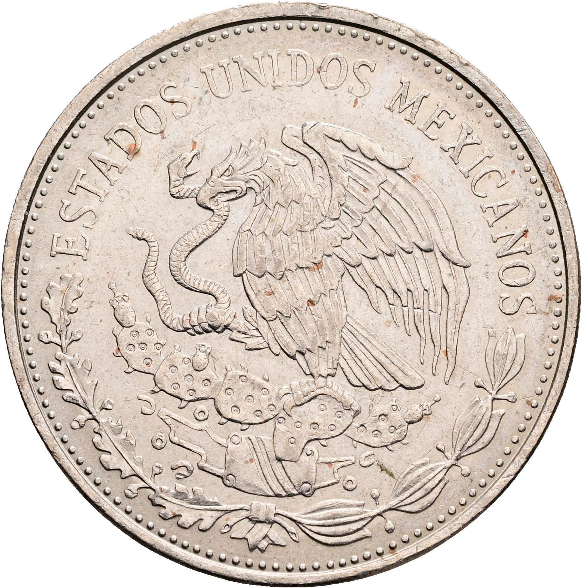 20 Pesos 1982 – Rückseite