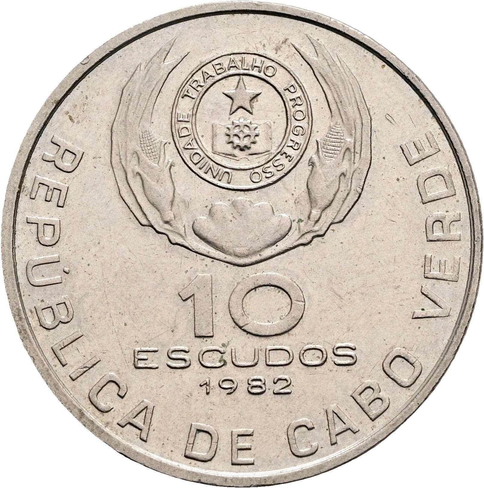 10 Escudos 1982 – Rückseite