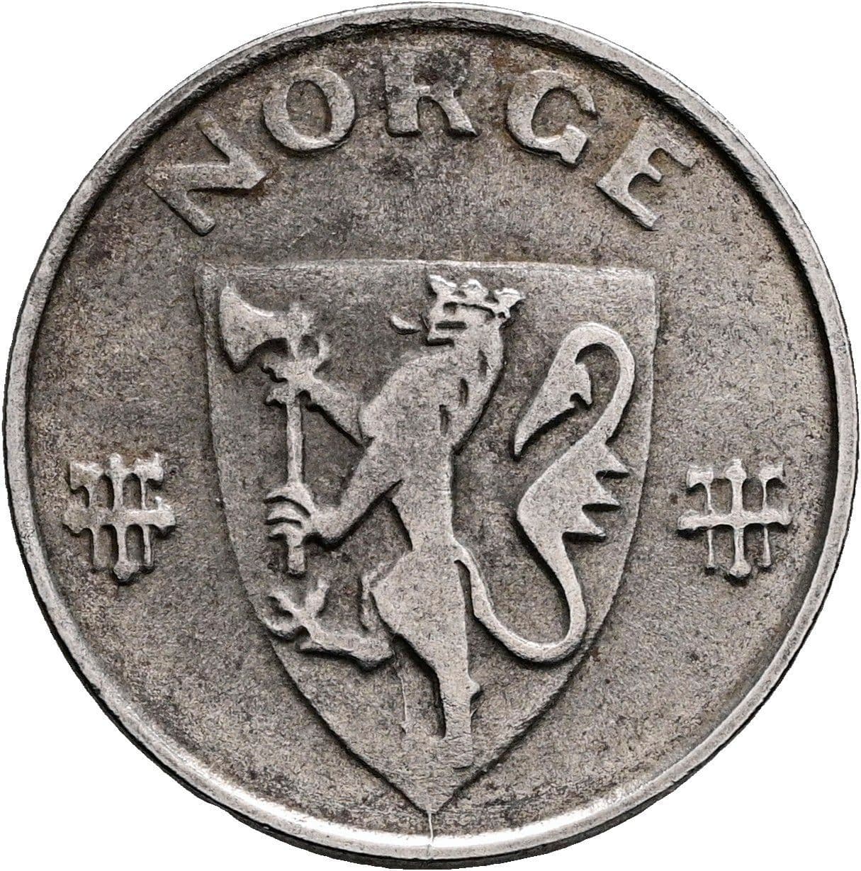2 Öre Haakon VII. 1905-1957 1944 – Rückseite