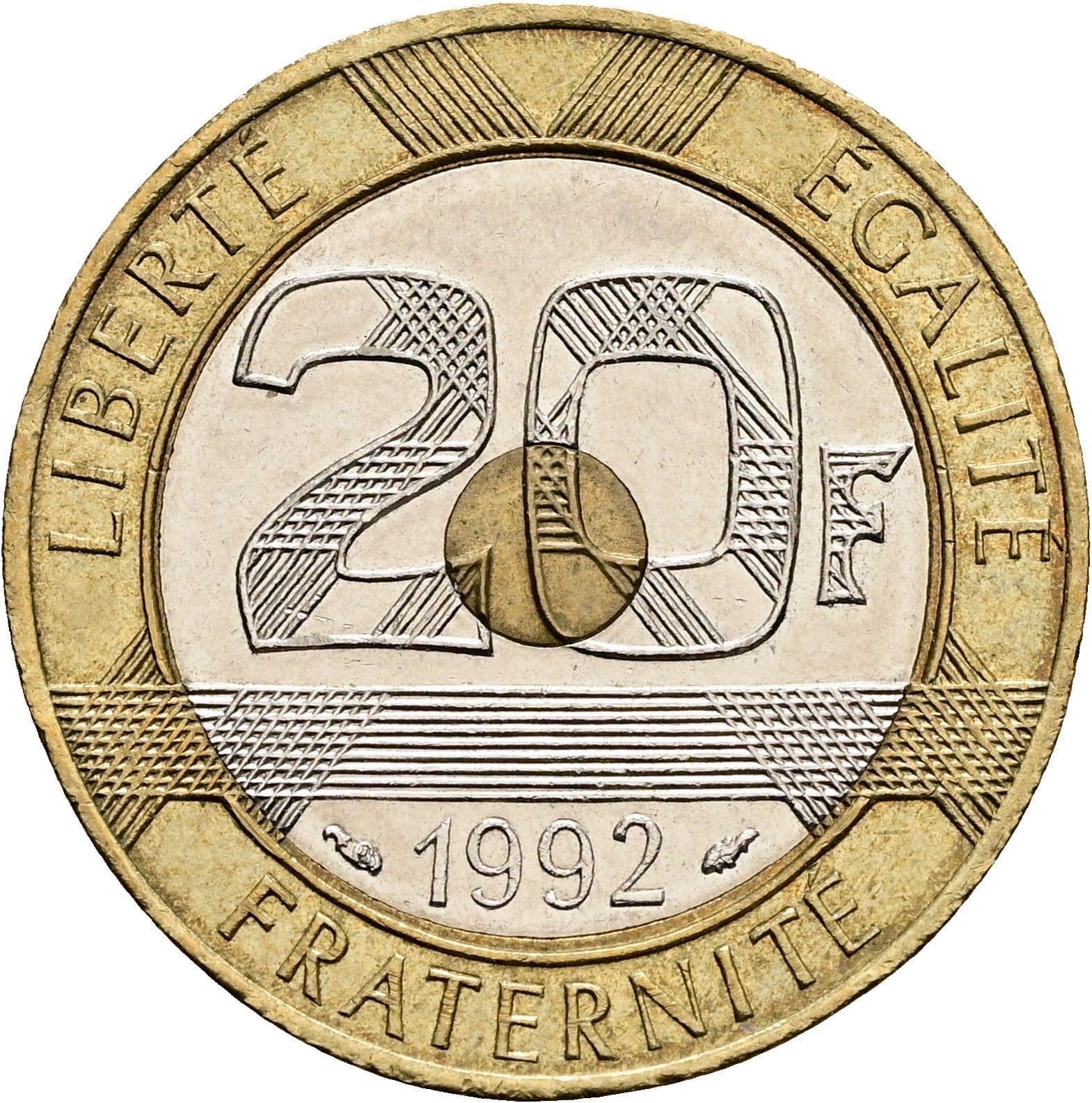 20 Francs 1992 – Vorderseite
