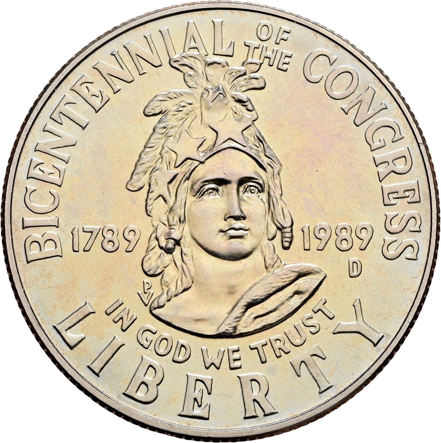 Half Dollar 1989 D – Rückseite