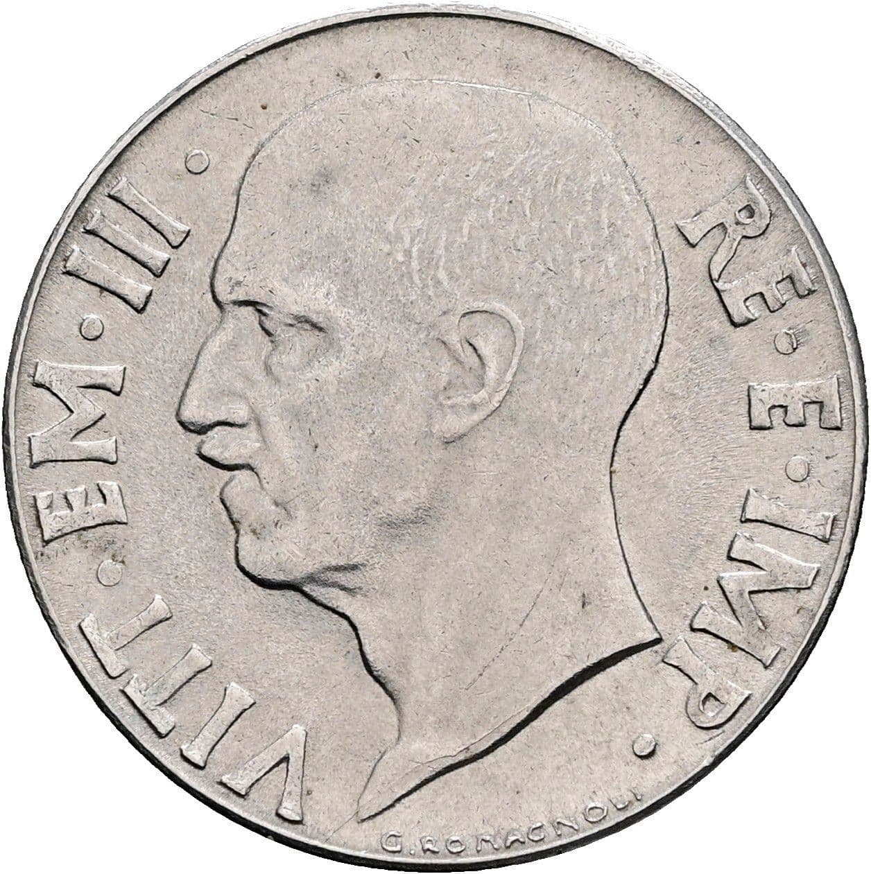 20 Centesimi Vittorio Emanuele III. 1900-1946 1941 – Rückseite