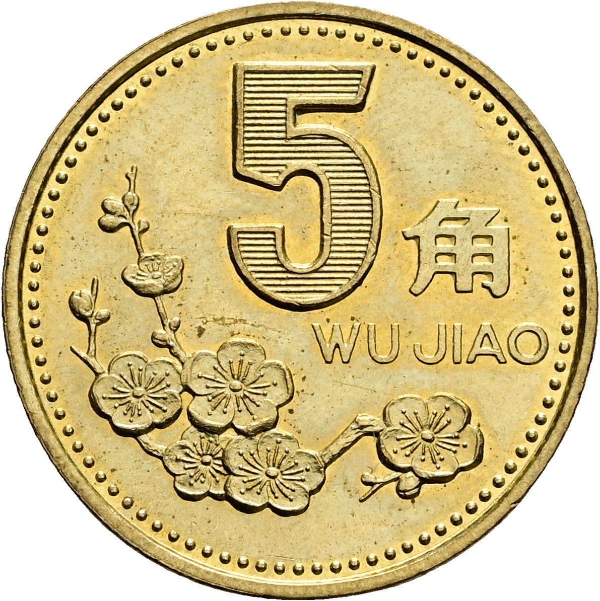 5 Jiao 2001 – Vorderseite