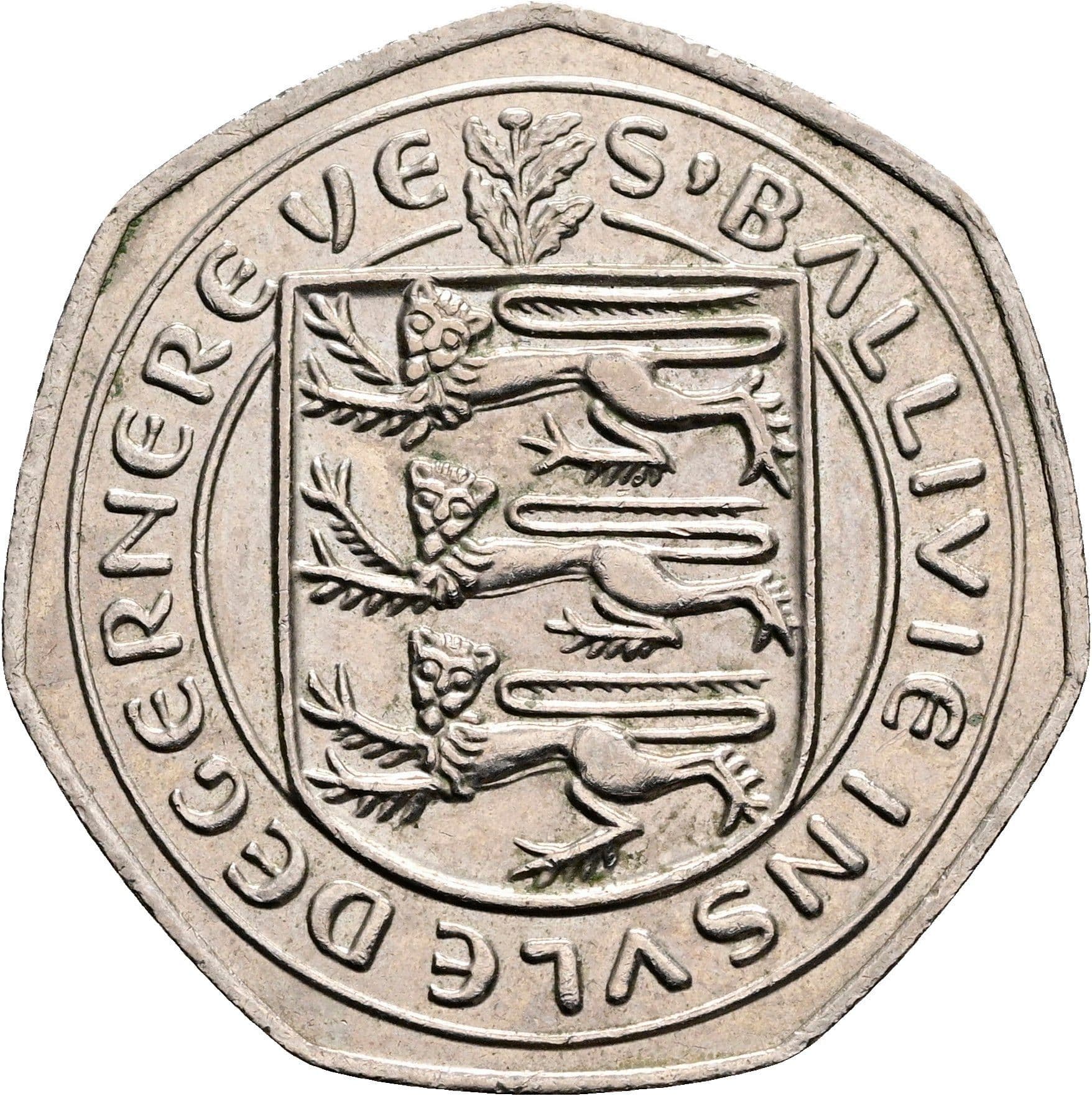 50 Pence 1981 – Rückseite