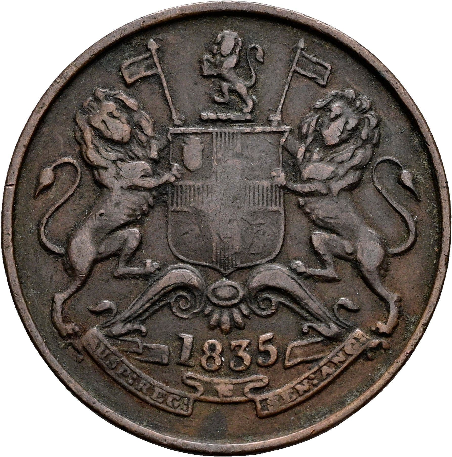 Half Anna William IV. 1830-1837 1835 – Rückseite
