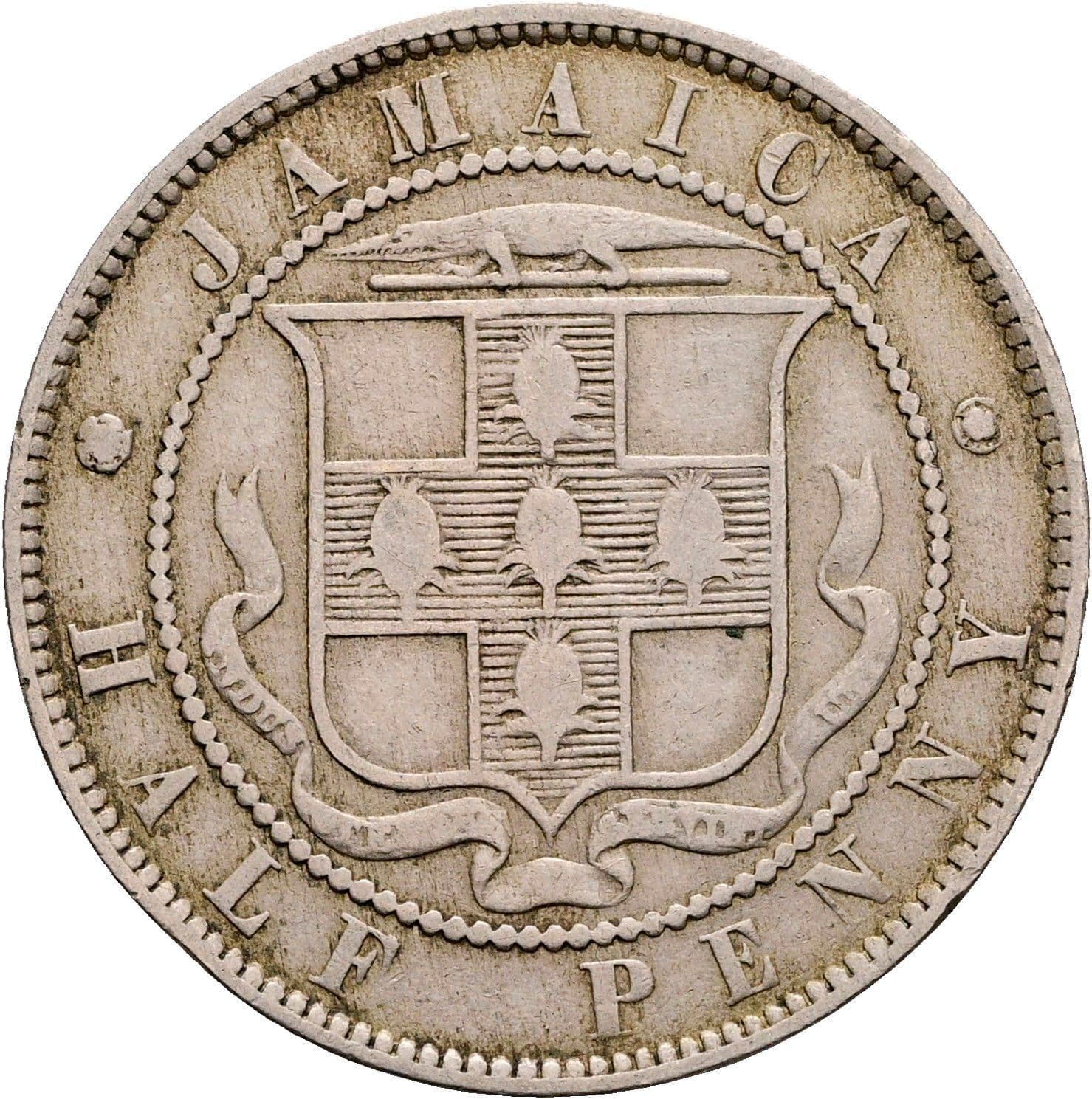 Half Penny Victoria 1837-1901 1895 – Rückseite