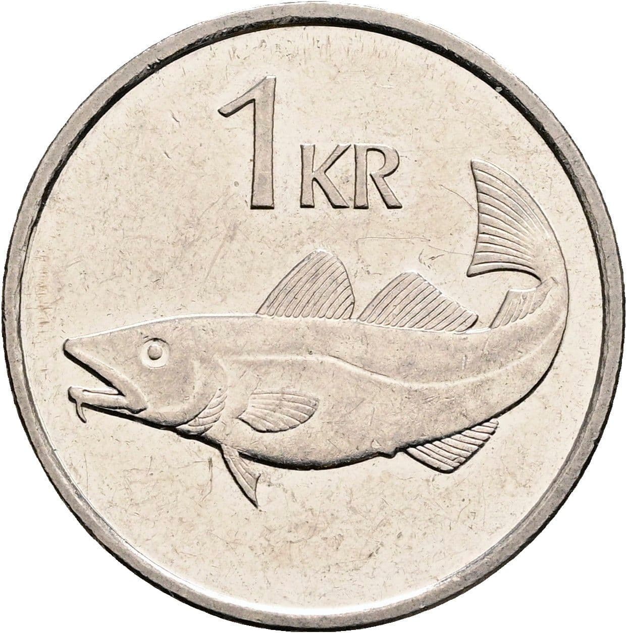 1 Krona 1991 – Vorderseite