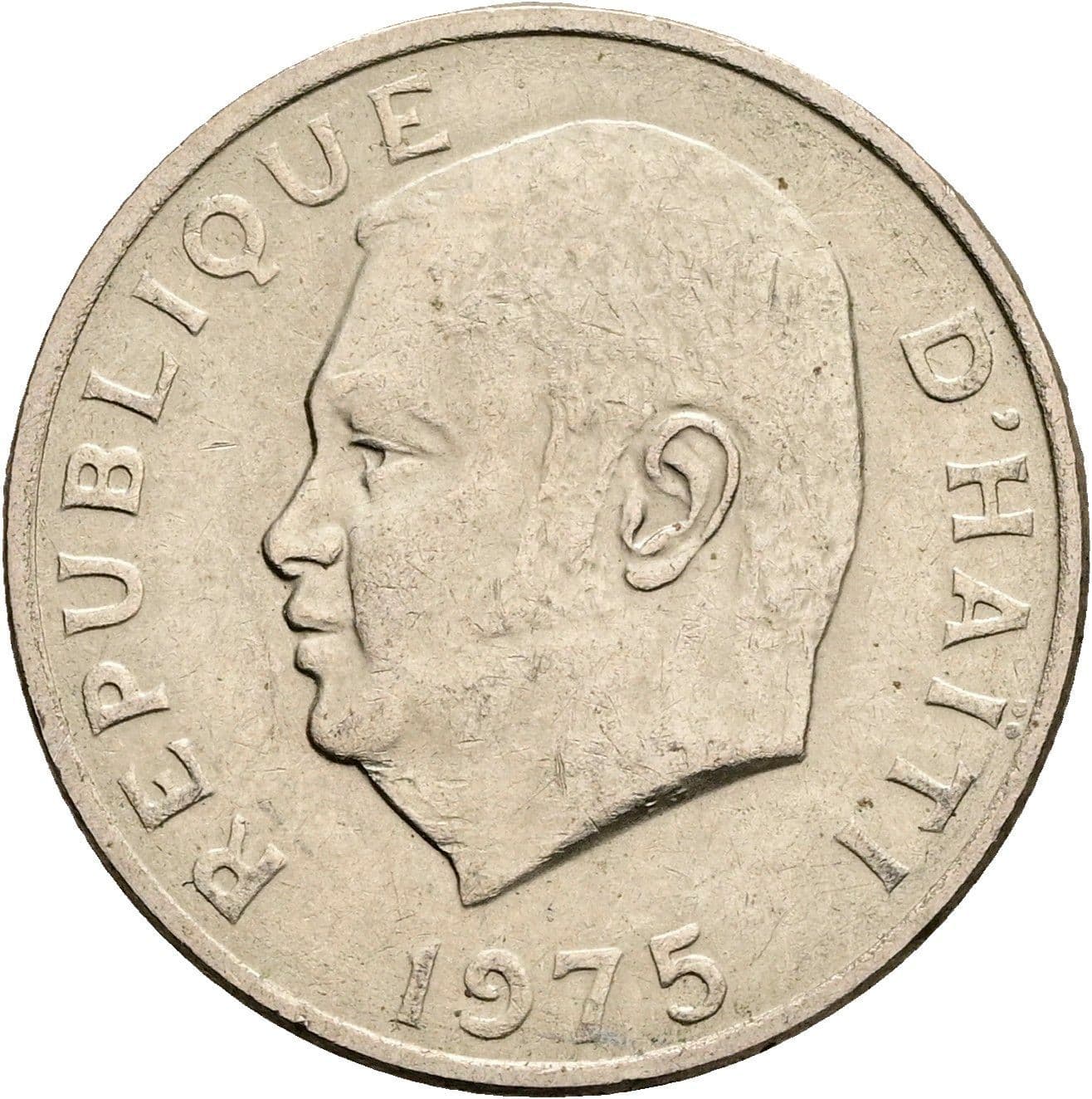 10 Centimes 1975 – Vorderseite
