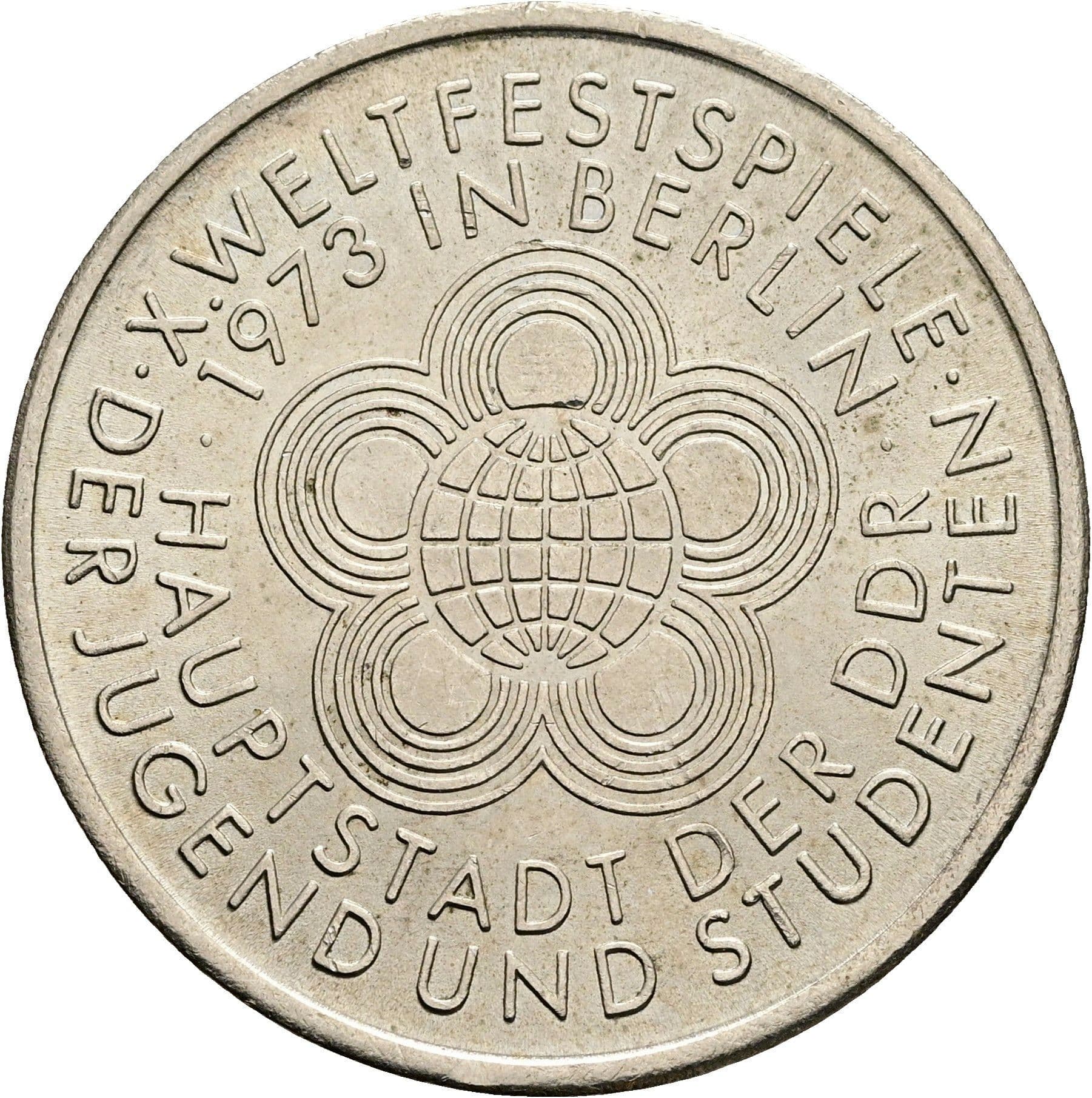 10 Mark 1973 A – Rückseite
