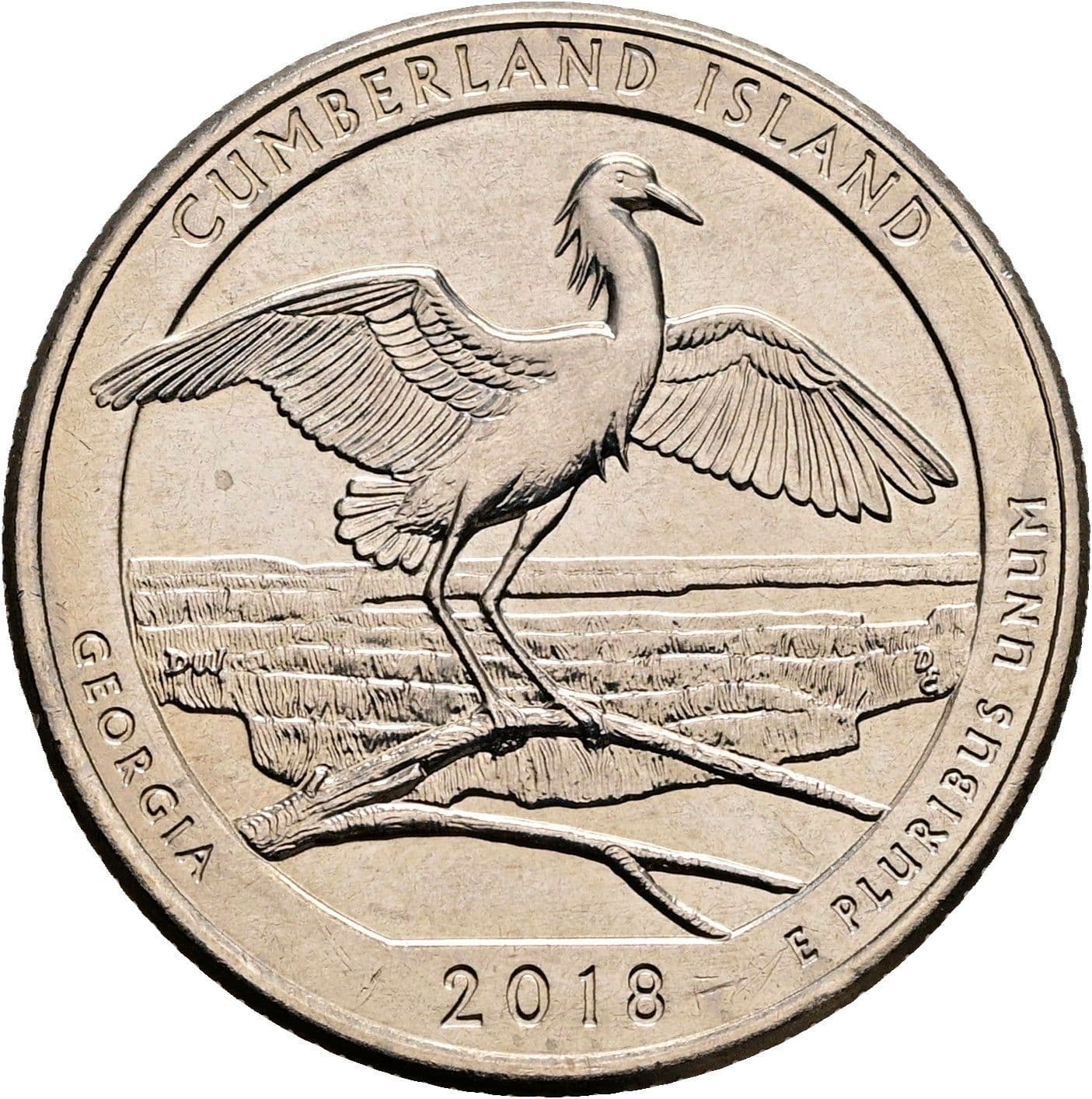 Quarter Dollar 2018 P – Rückseite