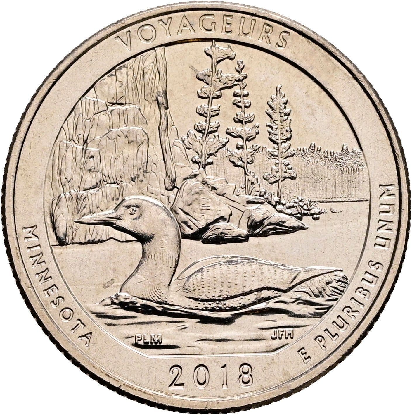 Quarter Dollar 2018 D – Rückseite