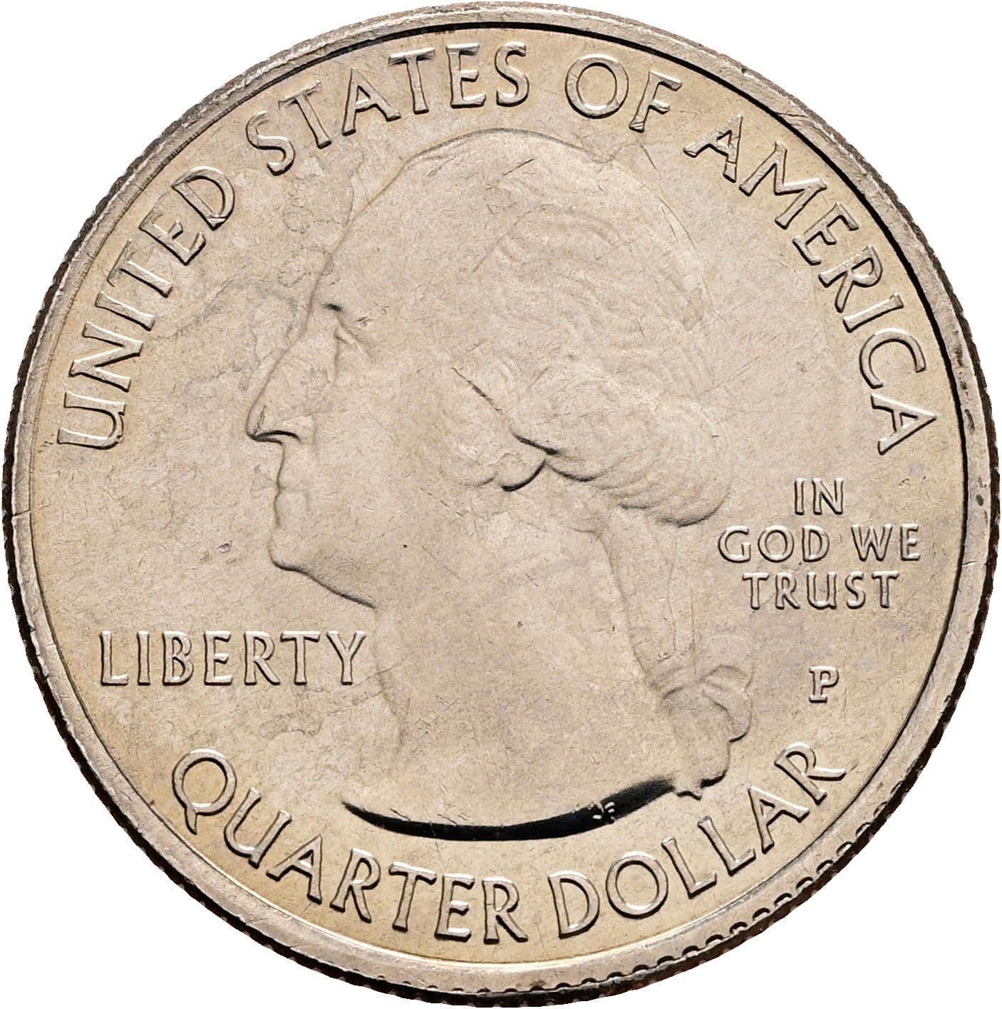 Quarter Dollar 2017 P – Vorderseite