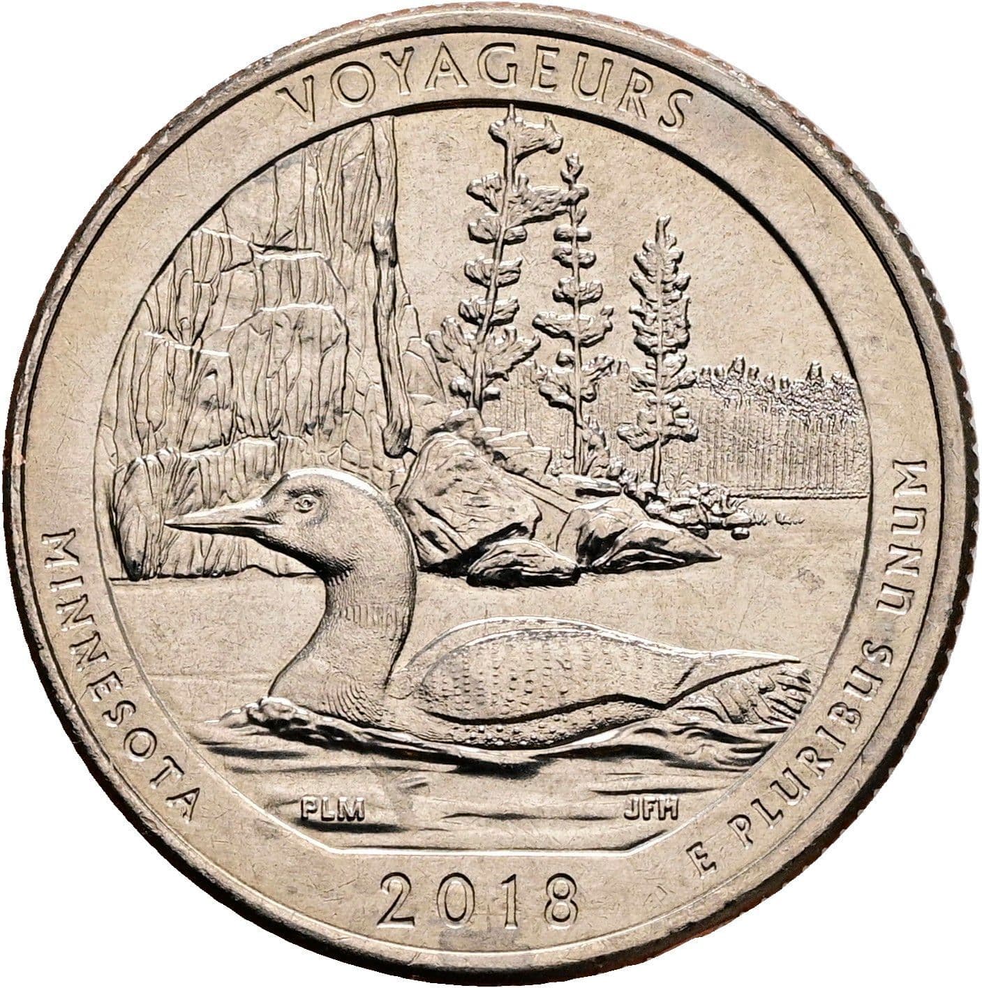 Quarter Dollar 2018 P – Rückseite
