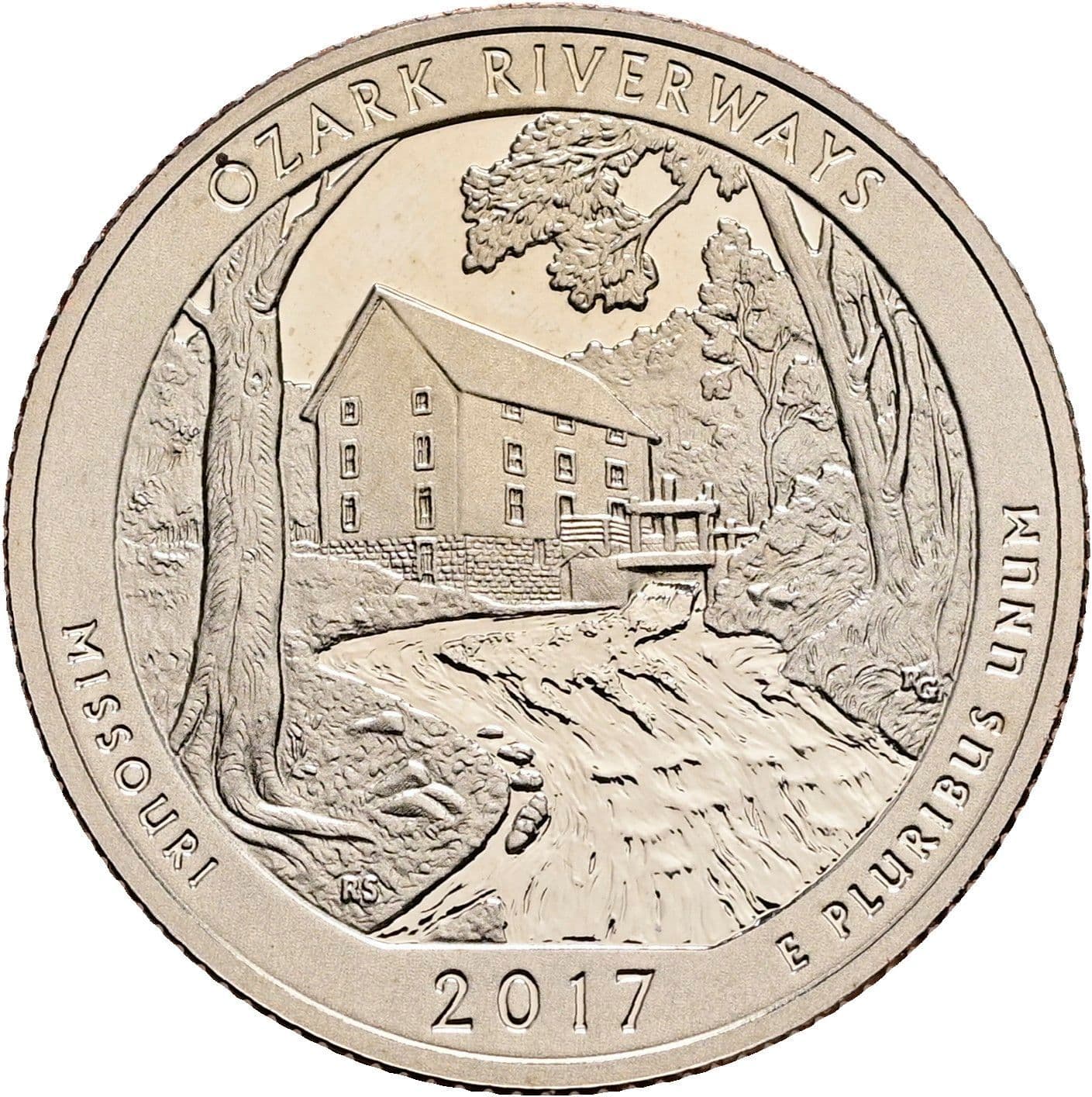 Quarter Dollar 2017 S – Rückseite