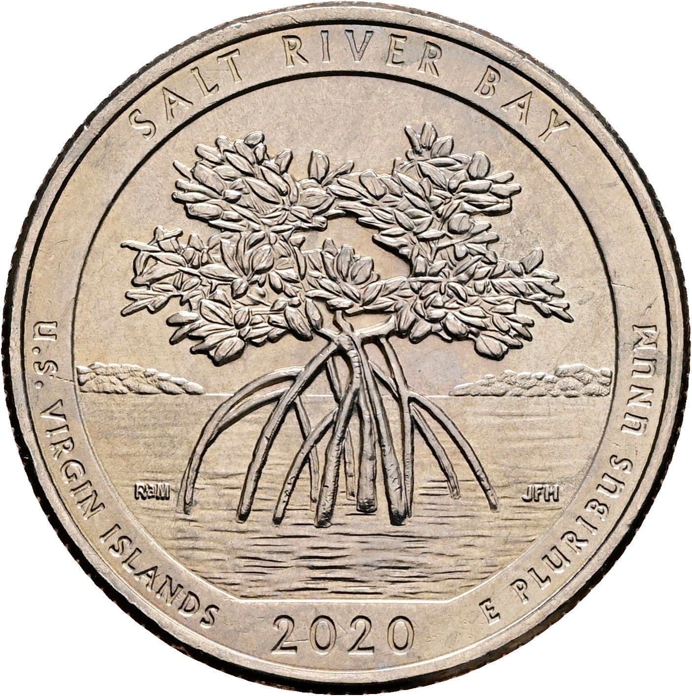 Quarter Dollar 2020 P – Rückseite