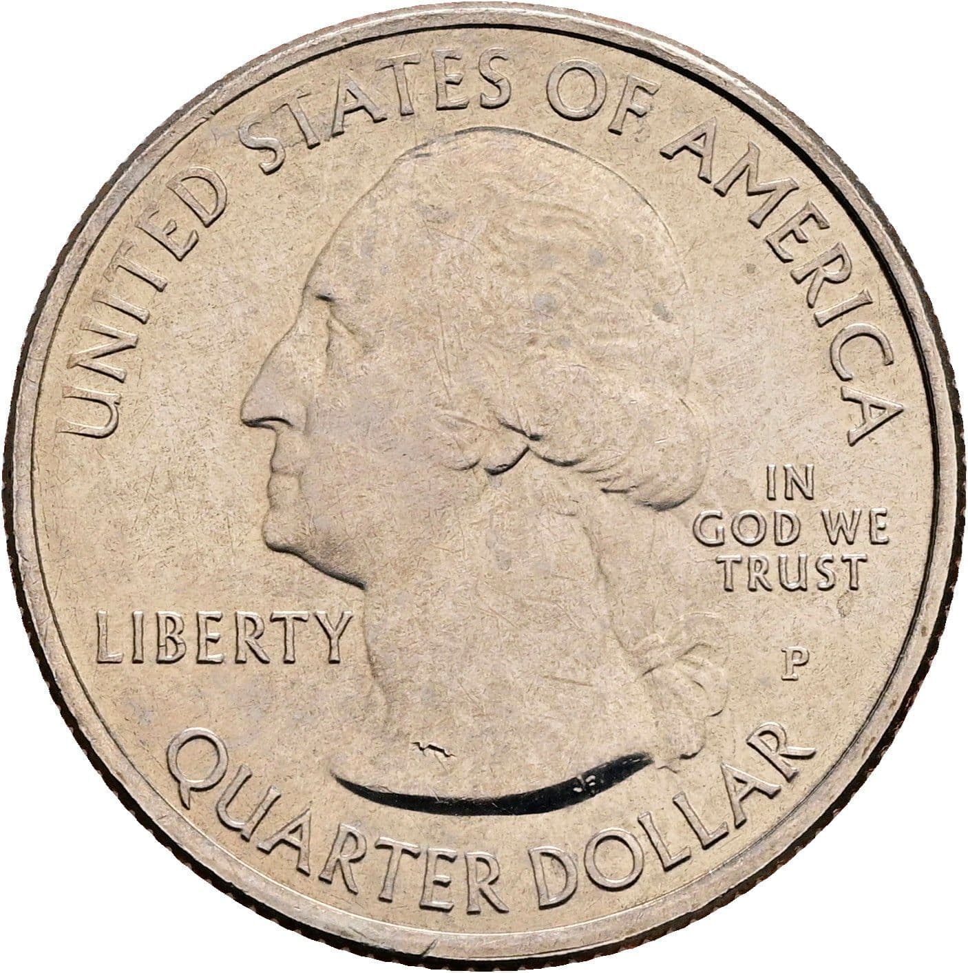 Quarter Dollar 2019 P – Vorderseite
