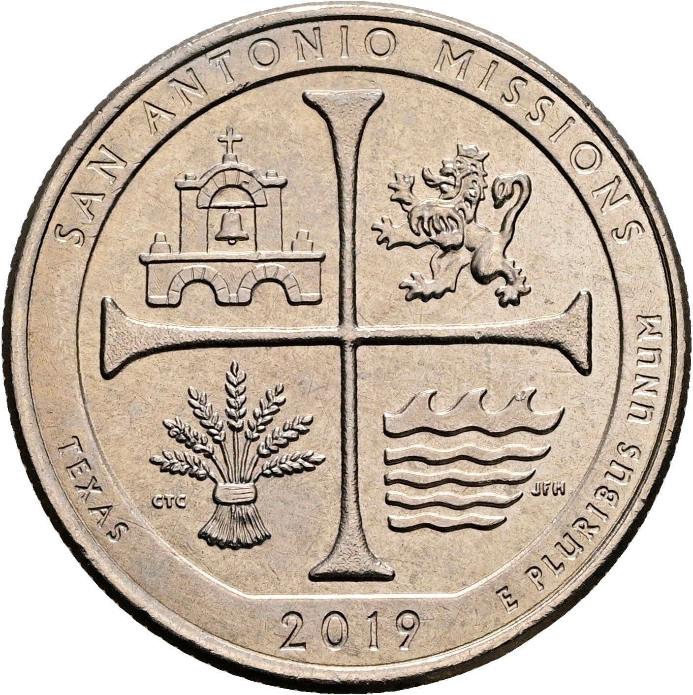 Quarter Dollar 2019 P – Rückseite