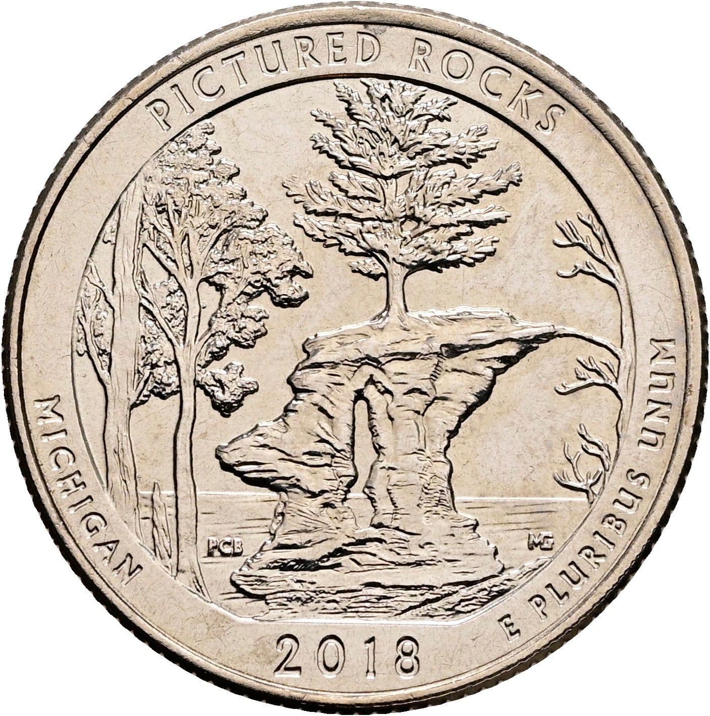 Quarter Dollar 2018 D – Rückseite