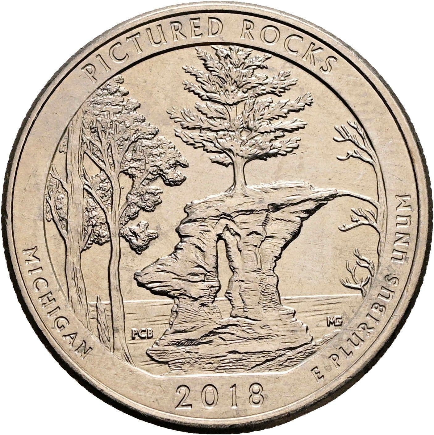 Quarter Dollar 2018 P – Rückseite