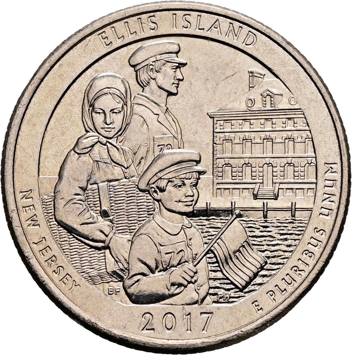 Quarter Dollar 2017 P – Rückseite