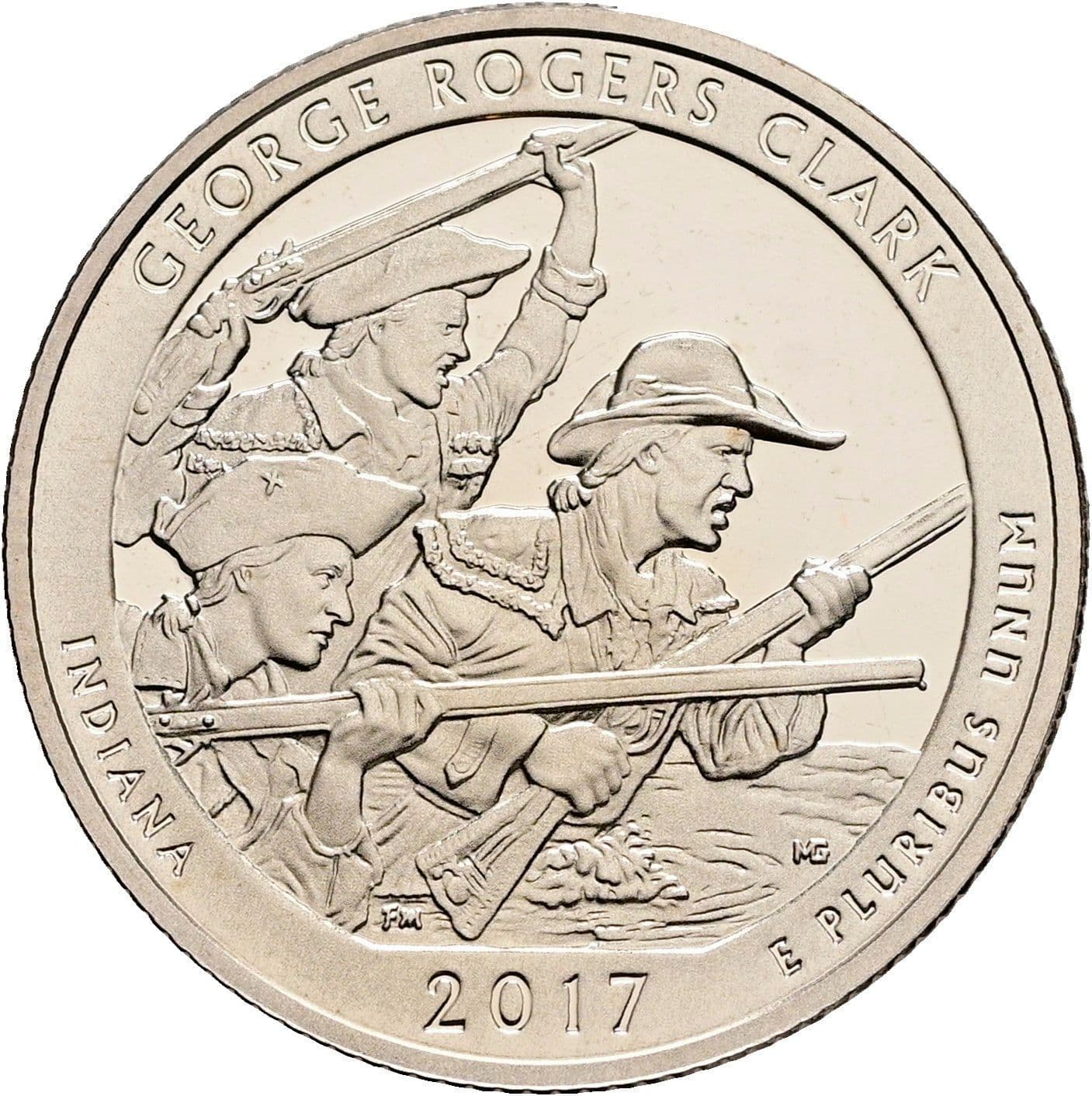 Quarter Dollar 2017 S – Rückseite