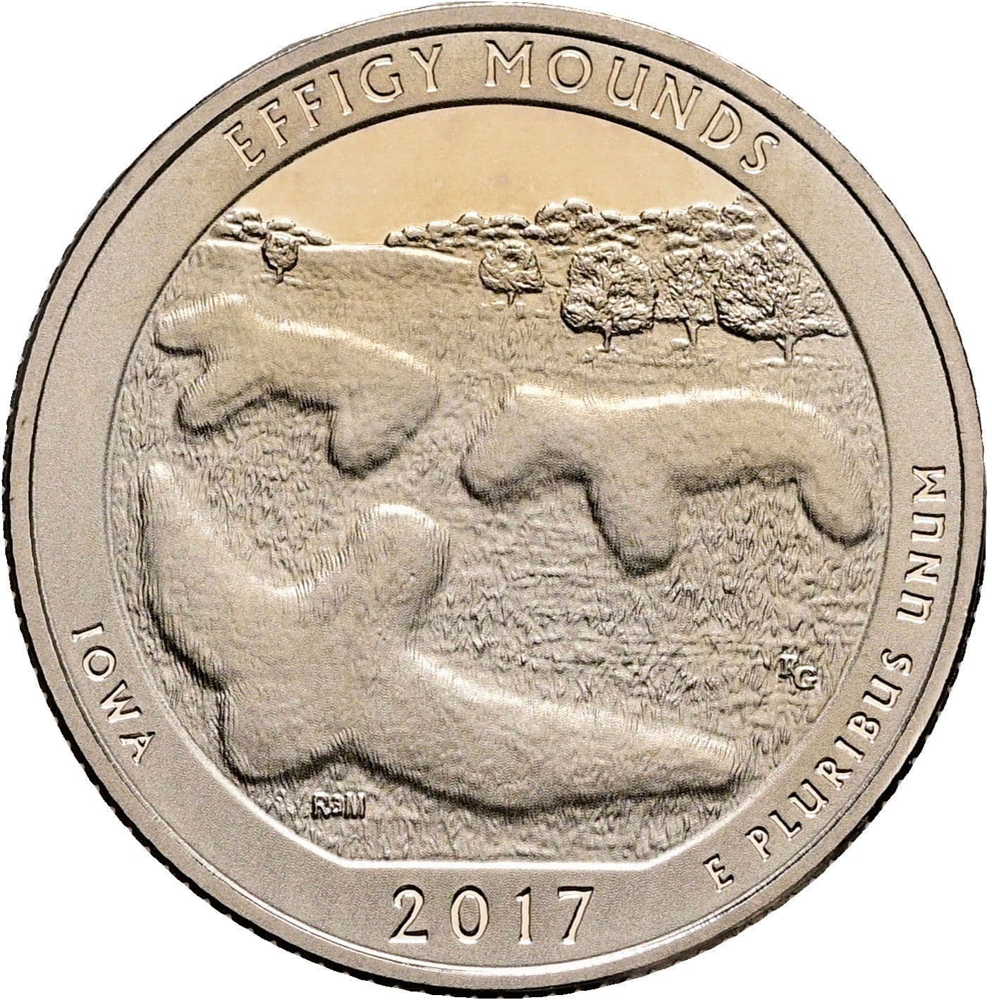 Quarter Dollar 2017 S – Rückseite
