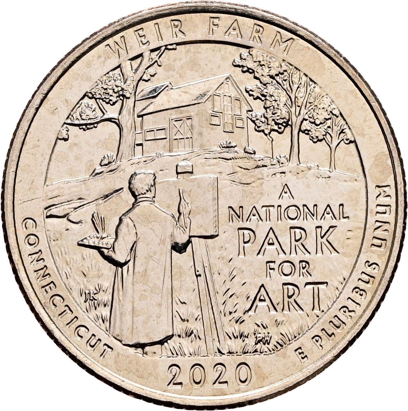 Quarter Dollar 2020 D – Rückseite