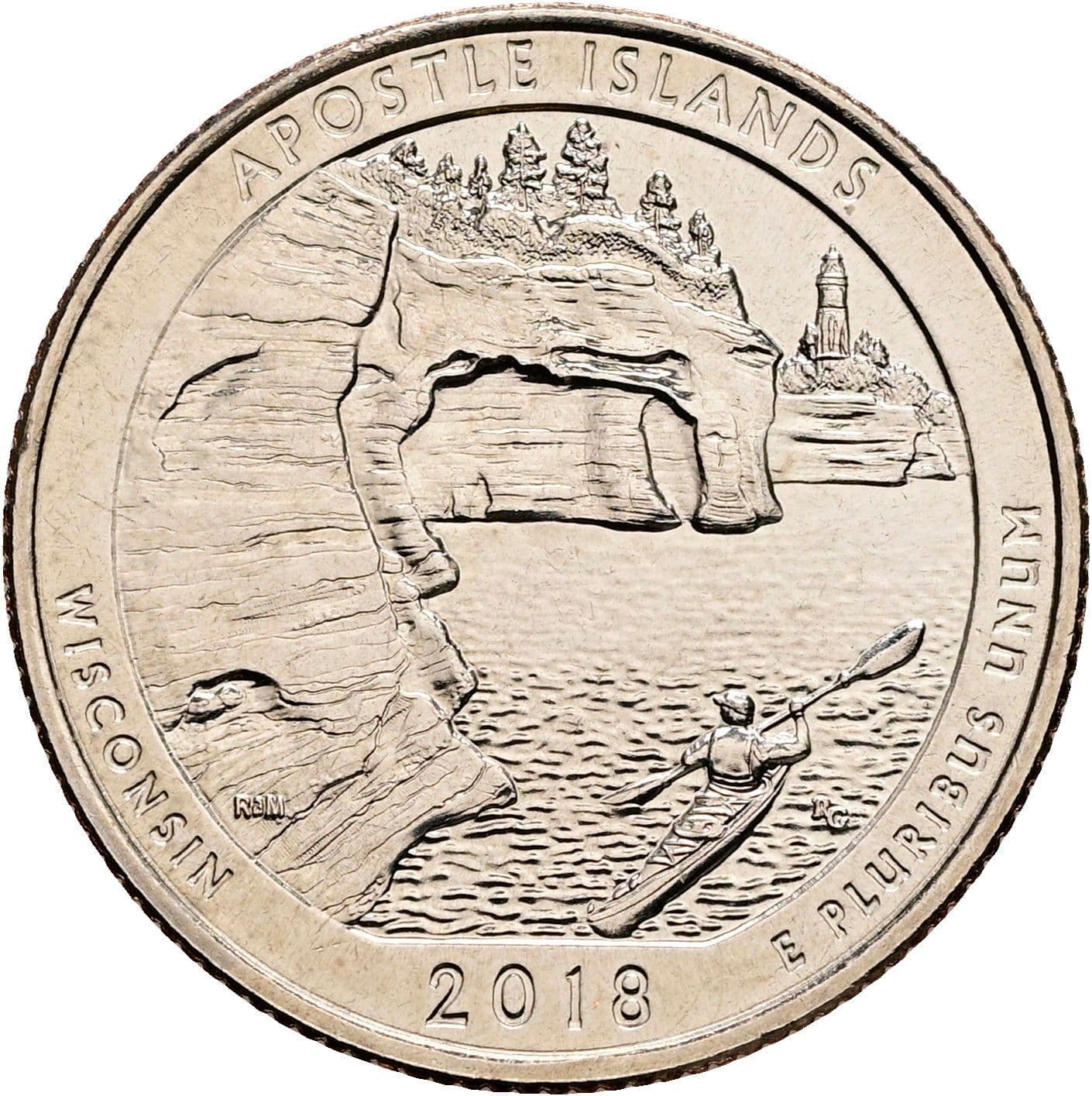 Quarter Dollar 2018 D – Rückseite