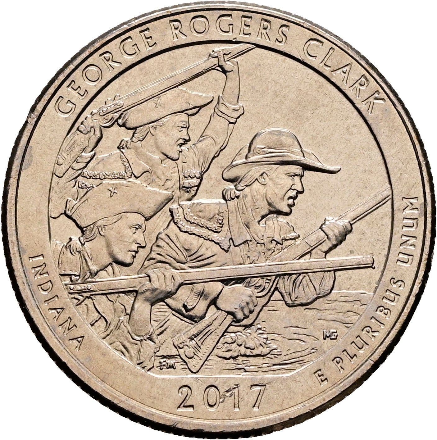Quarter Dollar 2017 P – Rückseite