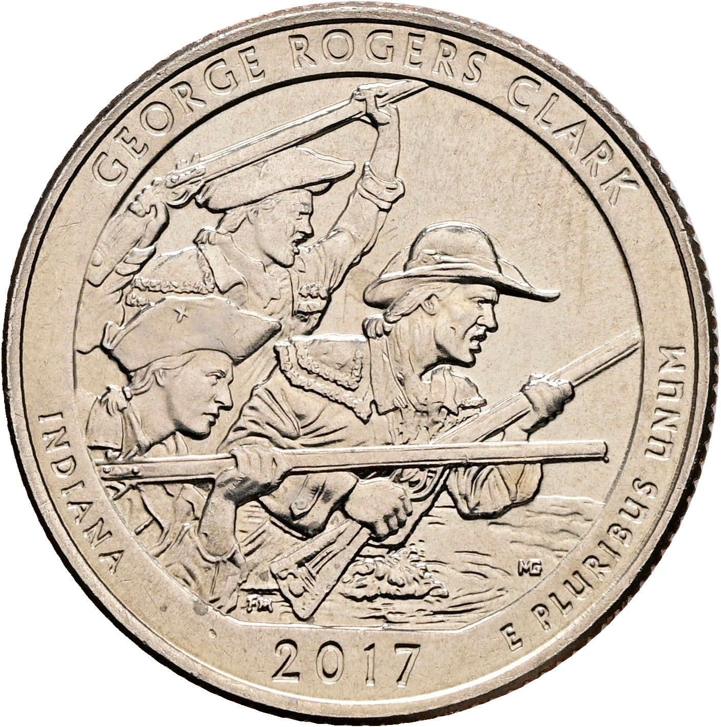 Quarter Dollar 2017 D – Rückseite