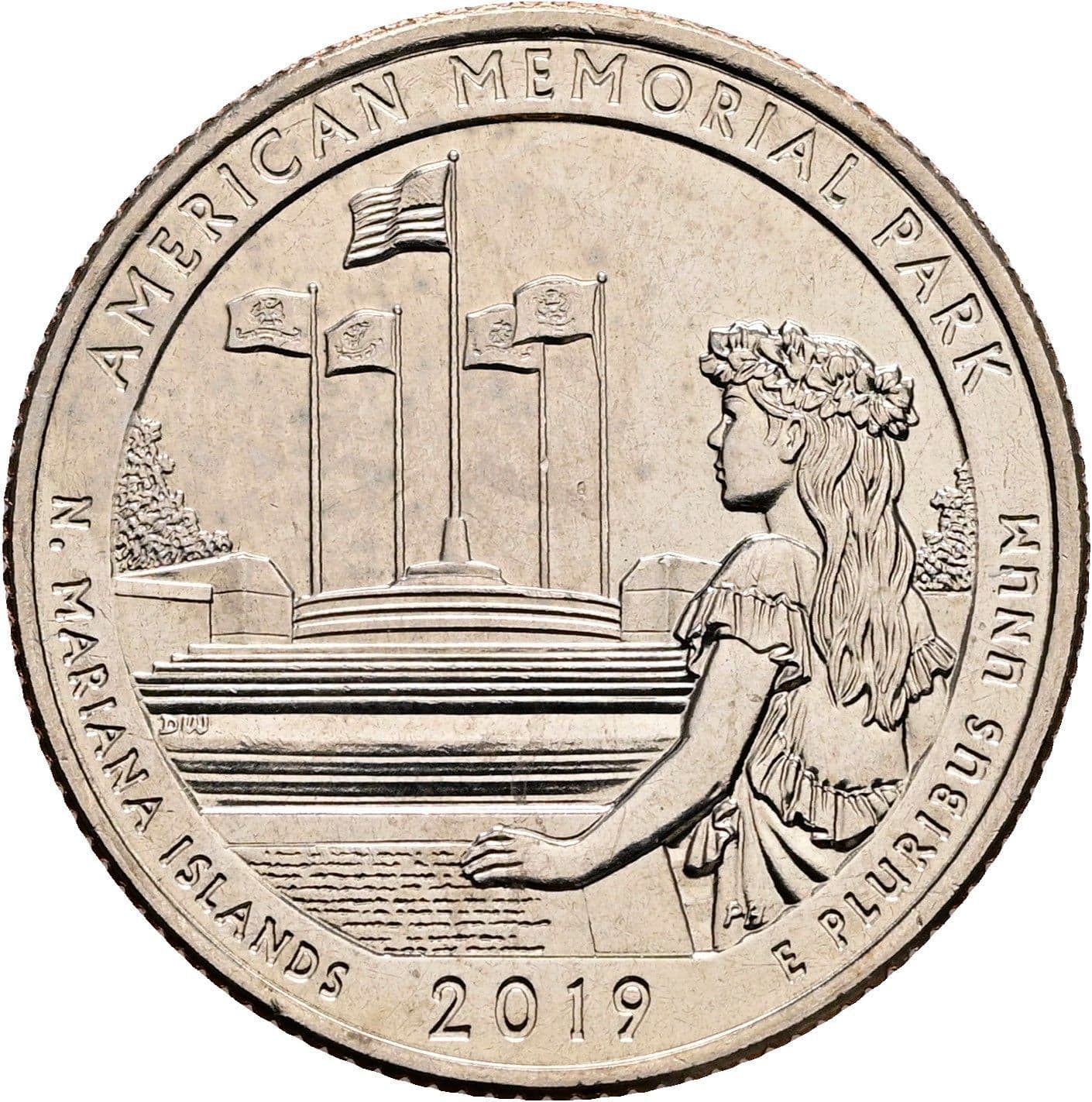 Quarter Dollar 2019 D – Rückseite
