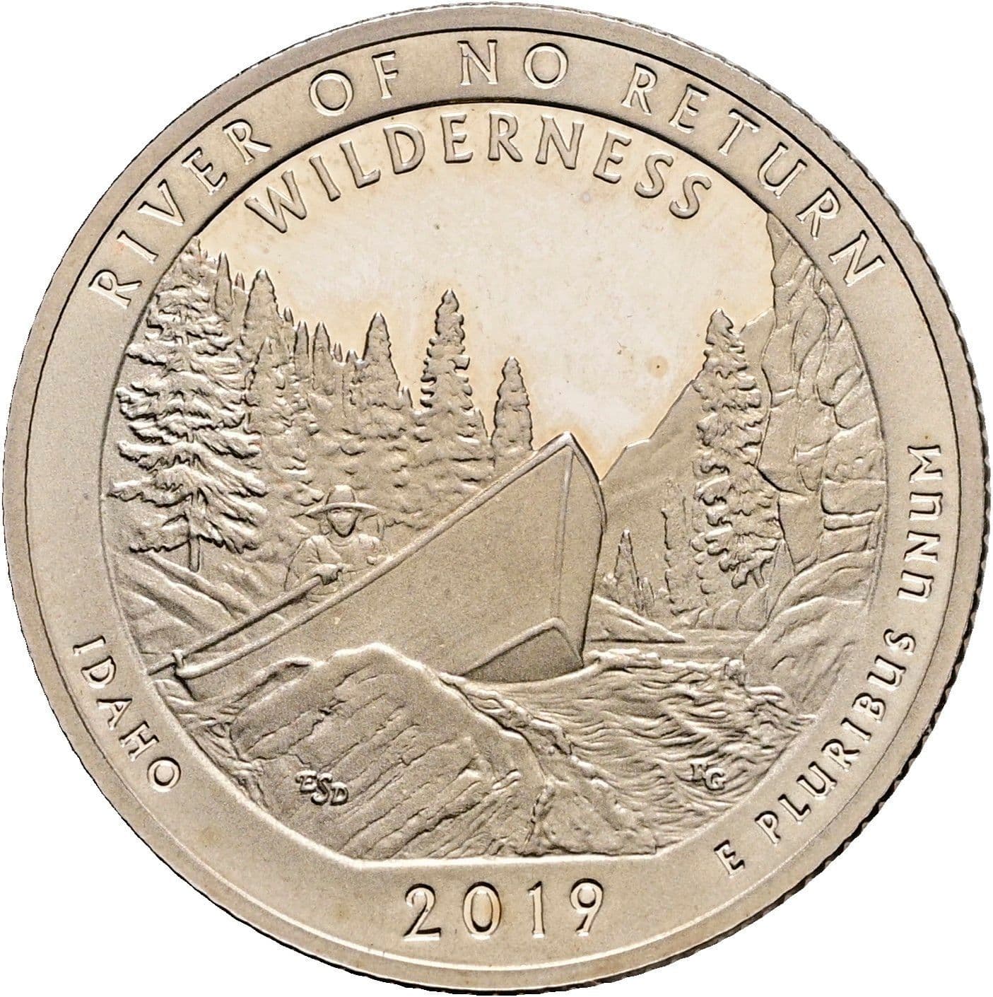 Quarter Dollar 2019 S – Rückseite