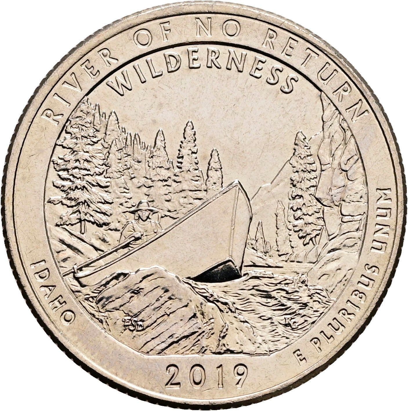Quarter Dollar 2019 D – Rückseite
