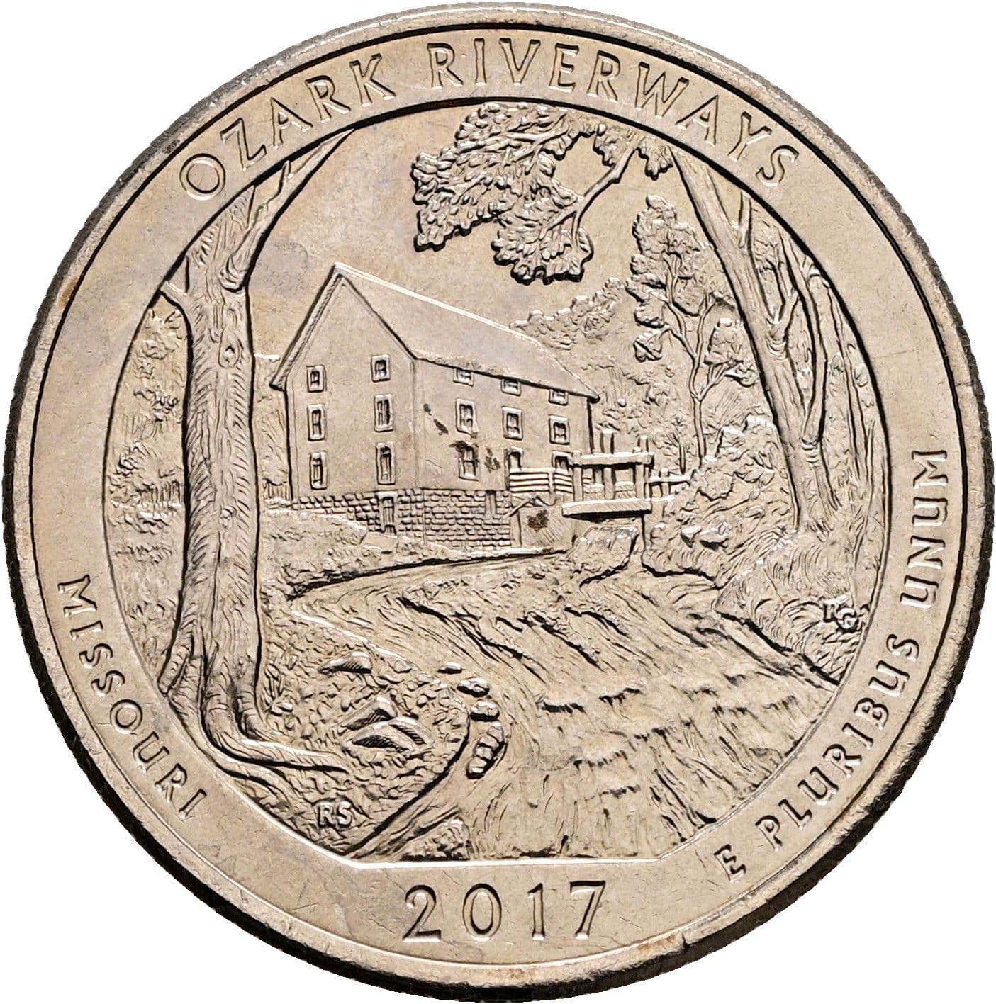 Quarter Dollar 2017 P – Rückseite