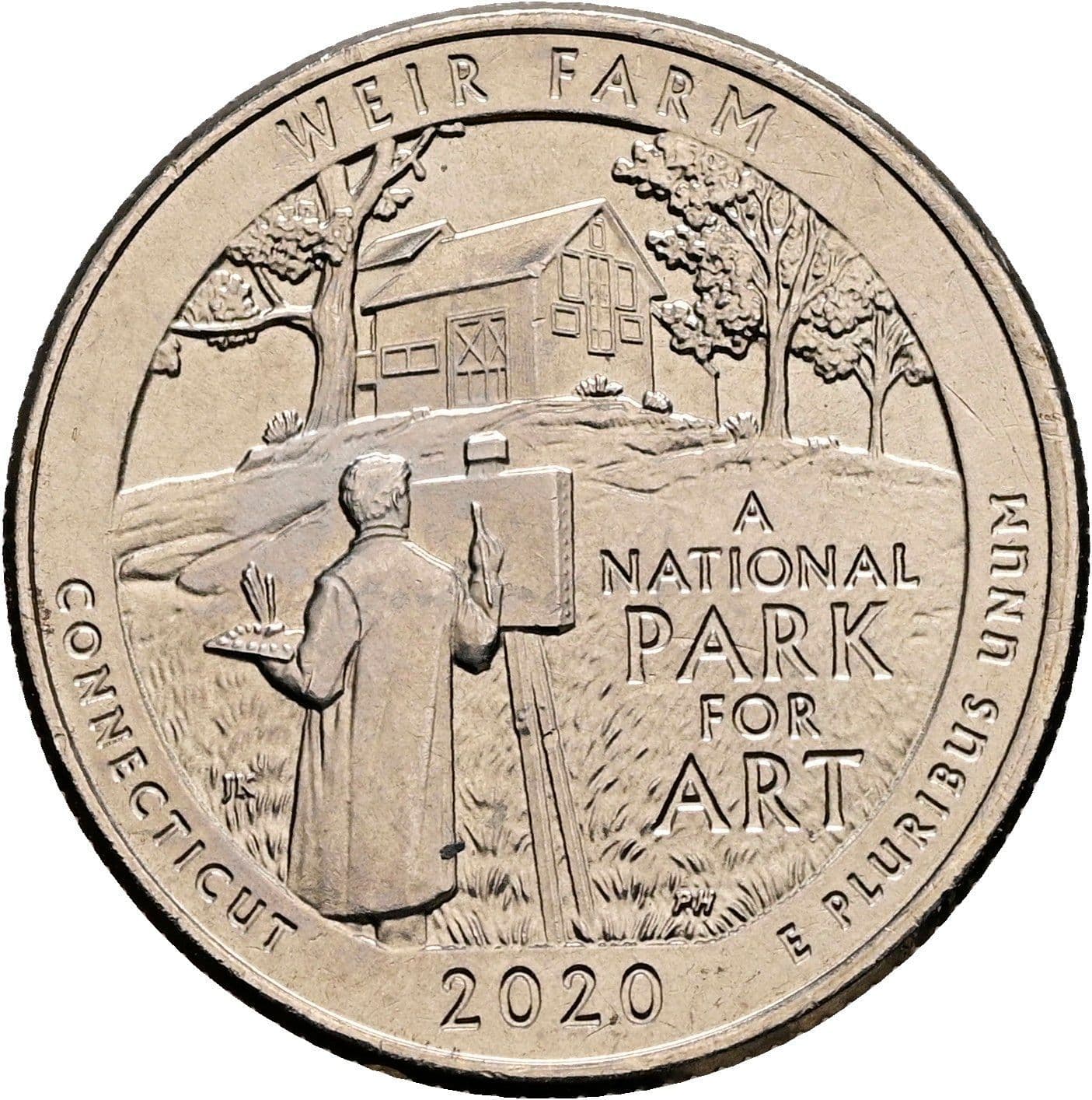 Quarter Dollar 2020 P – Rückseite