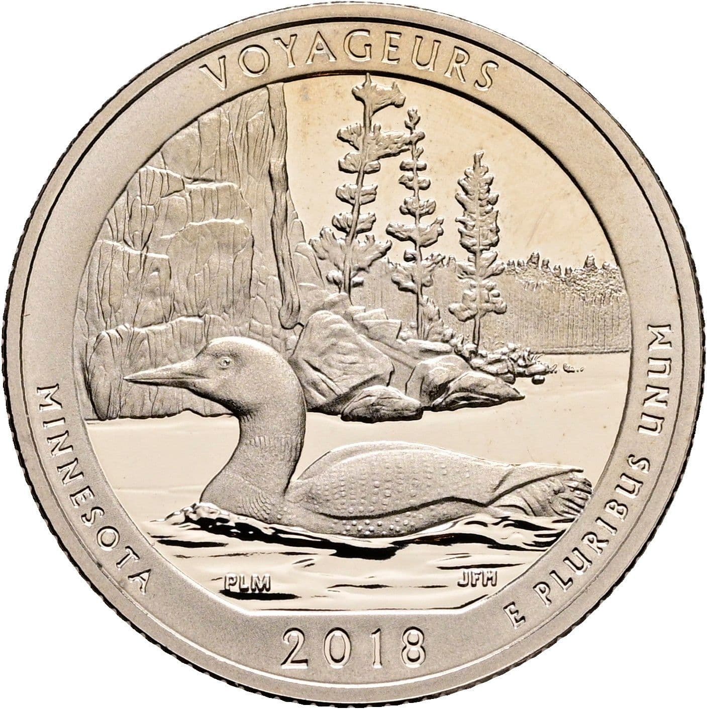 Quarter Dollar 2018 S – Rückseite