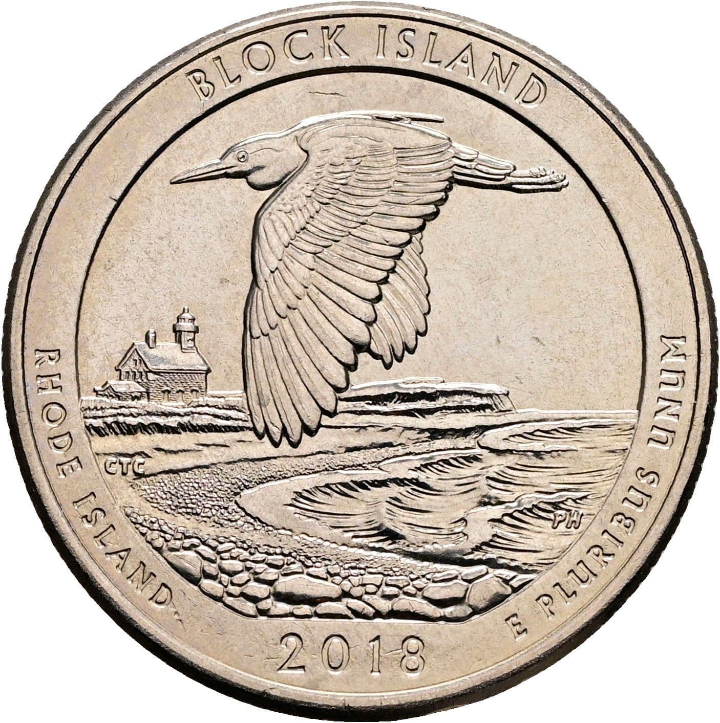 Quarter Dollar 2018 P – Rückseite