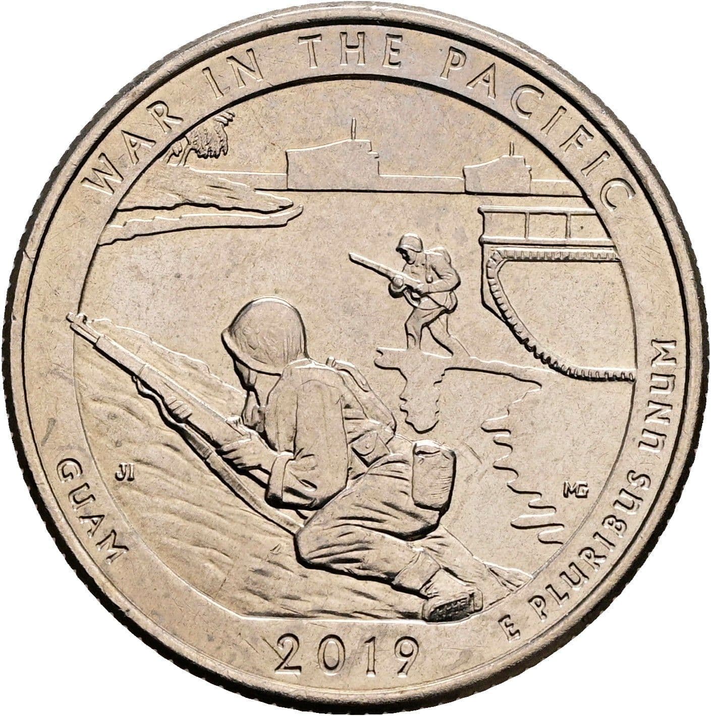 Quarter Dollar 2019 P – Rückseite