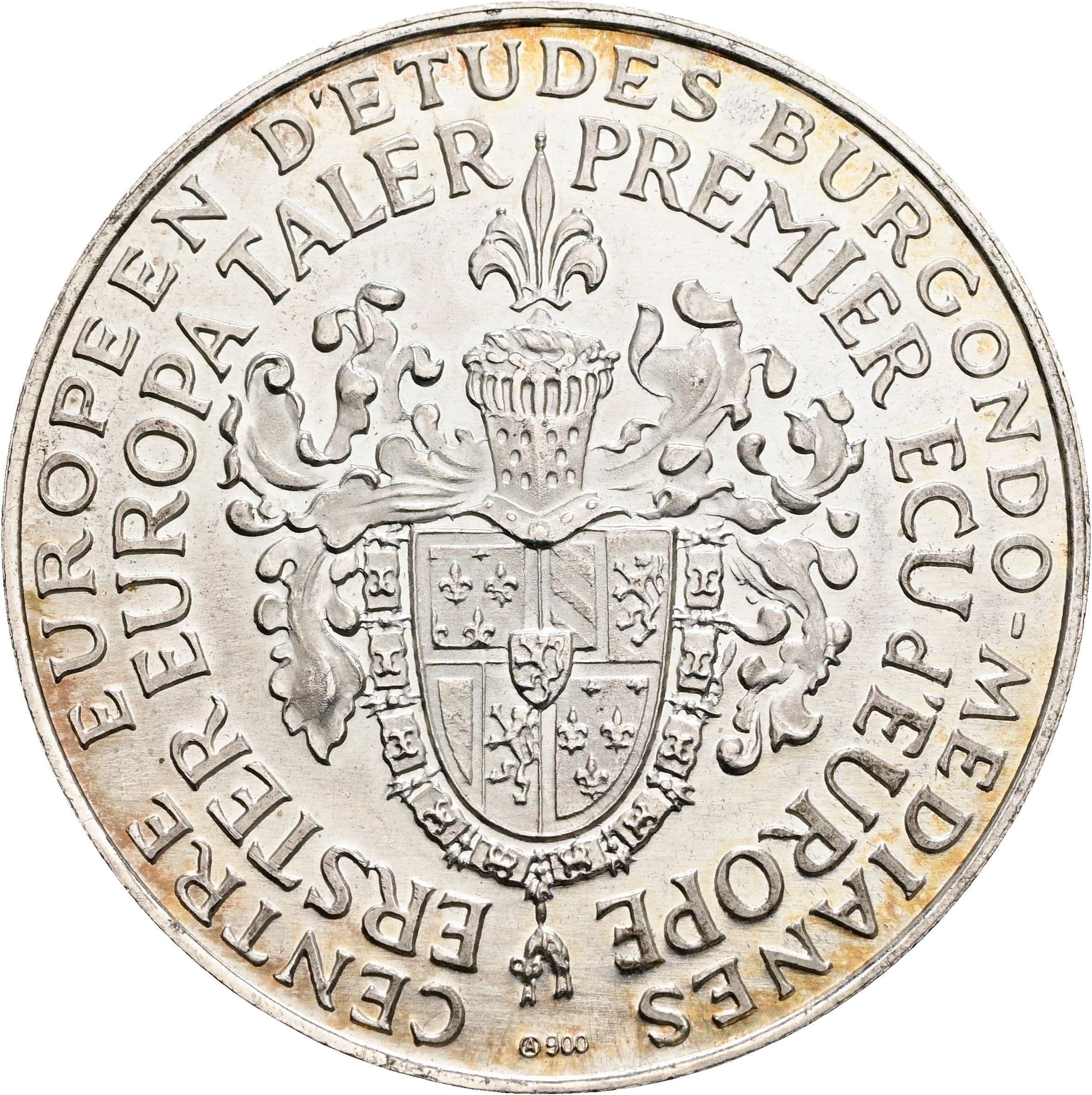 Silbermedaille "Erster Europa Taler Robert Schuman"