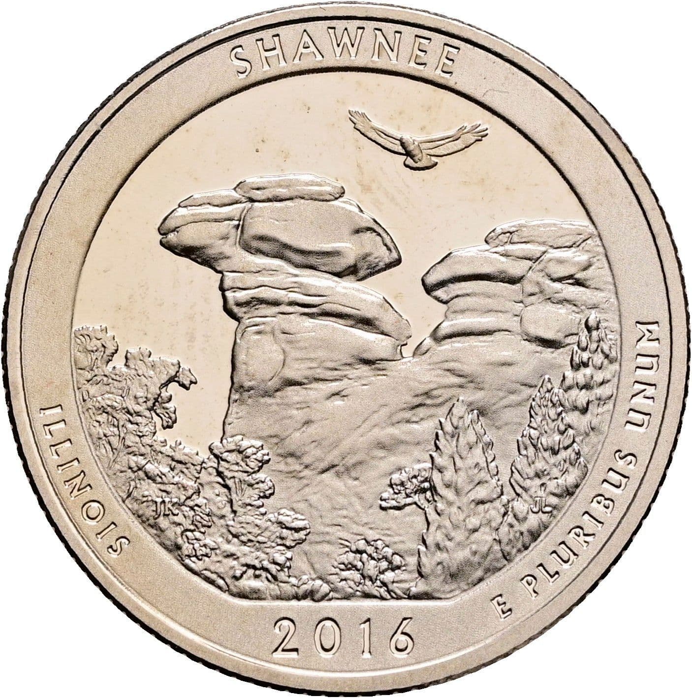 Quarter Dollar 2016 S – Rückseite