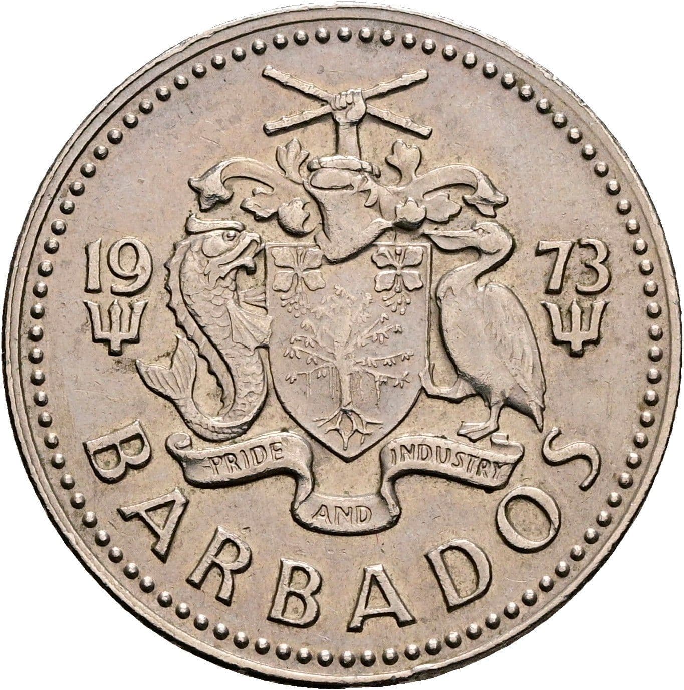 25 Cents 1973 – Rückseite