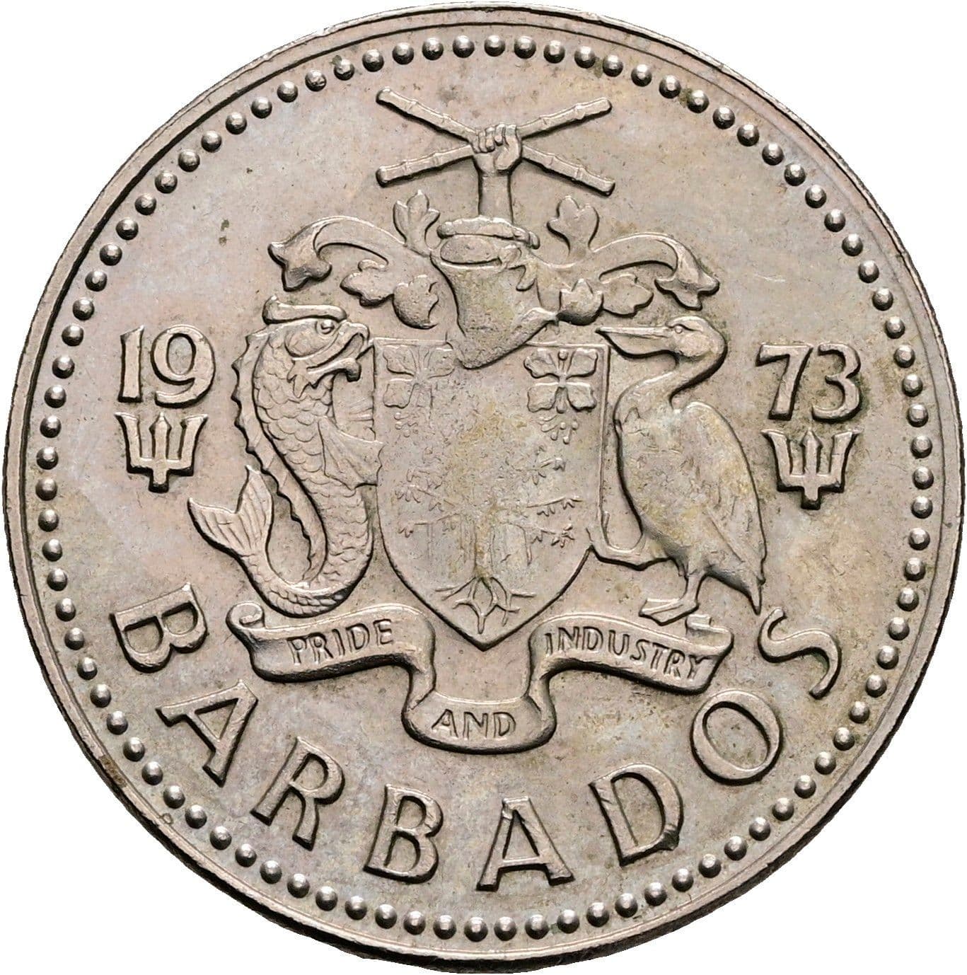 25 Cents 1973 – Rückseite