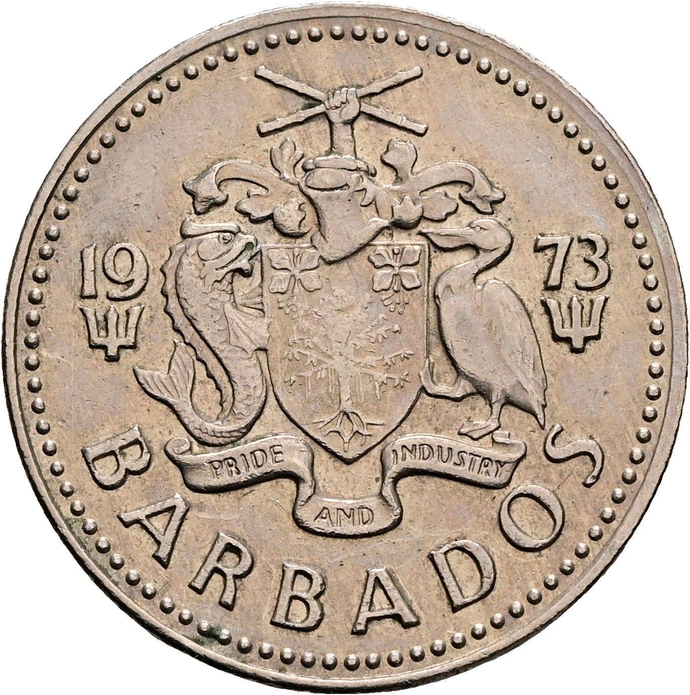 25 Cents 1973 – Rückseite
