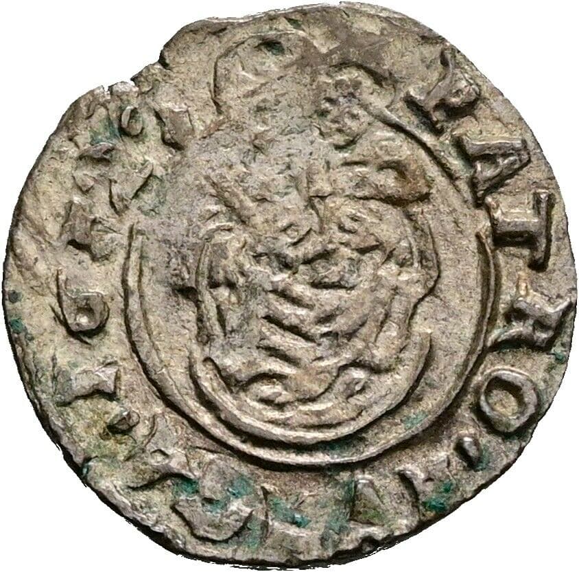 Denar Ferdinand II. 1619-1637 1632 KB, Kremnitz – Vorderseite