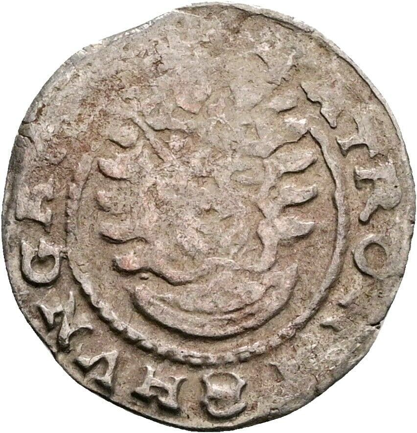Denar Matthias II. 1608-1619 1610 KB, Kremnitz – Vorderseite