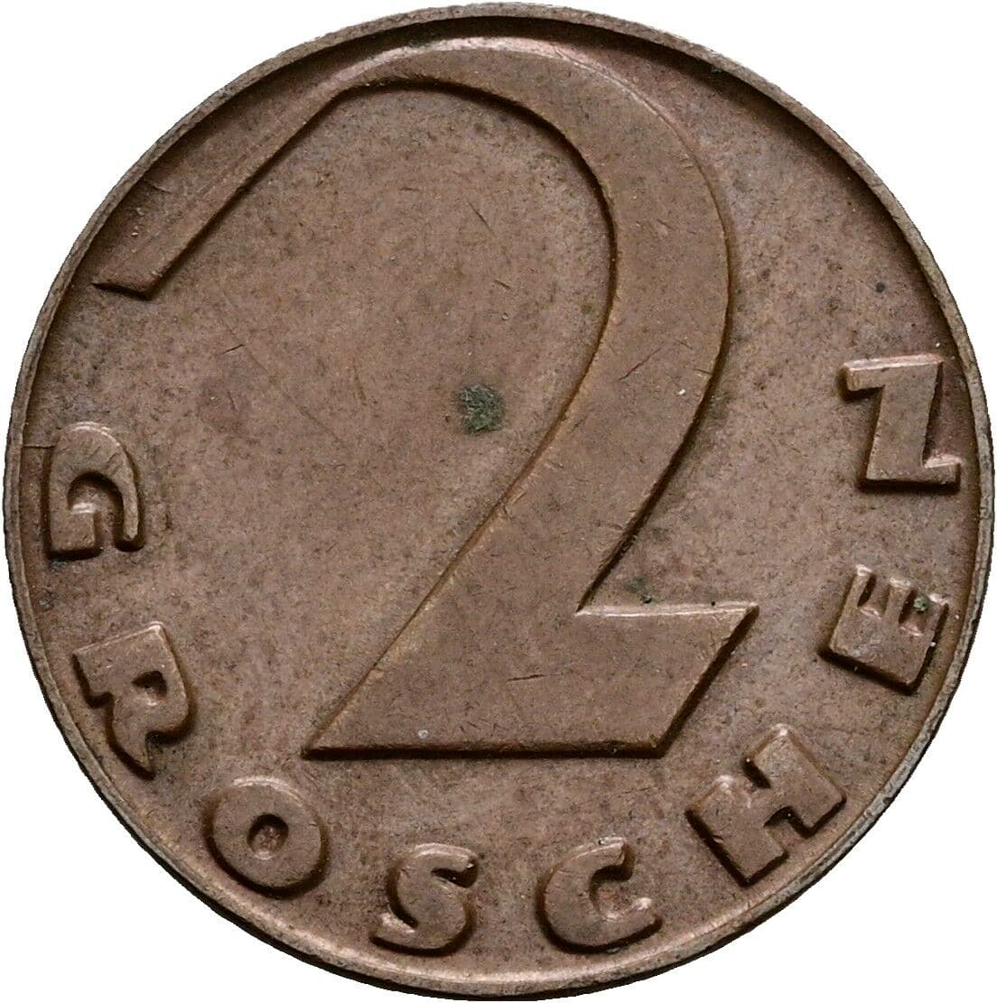 2 Groschen 1930 – Vorderseite