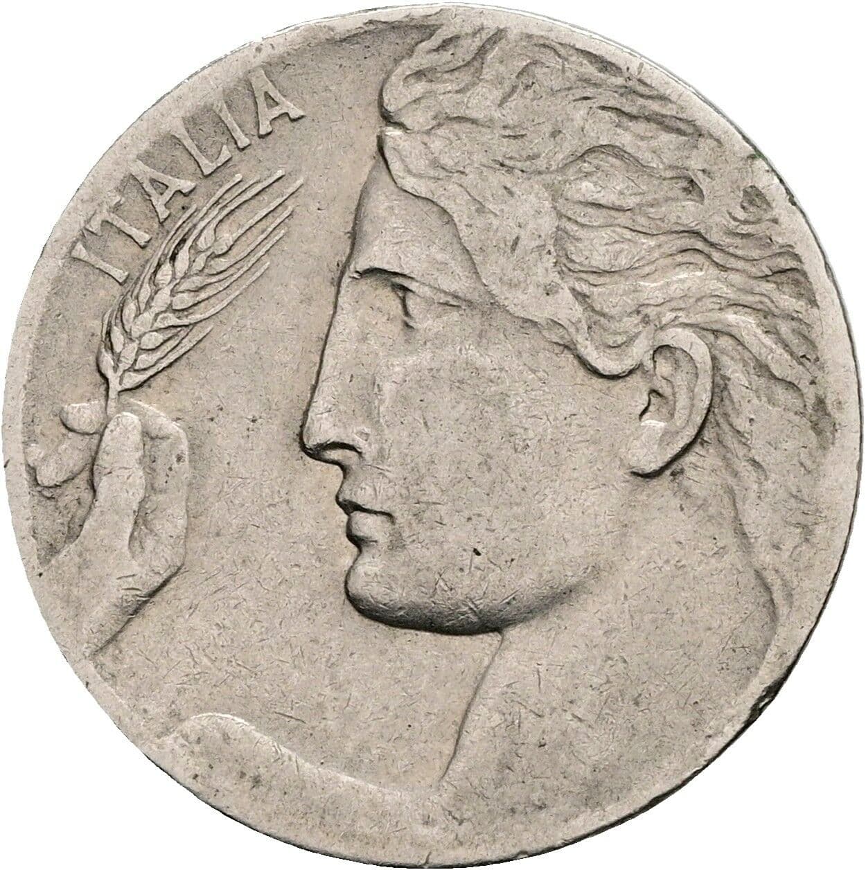 20 Centesimi Victor Emmanuel III. (1900-1946) 1910 – Vorderseite